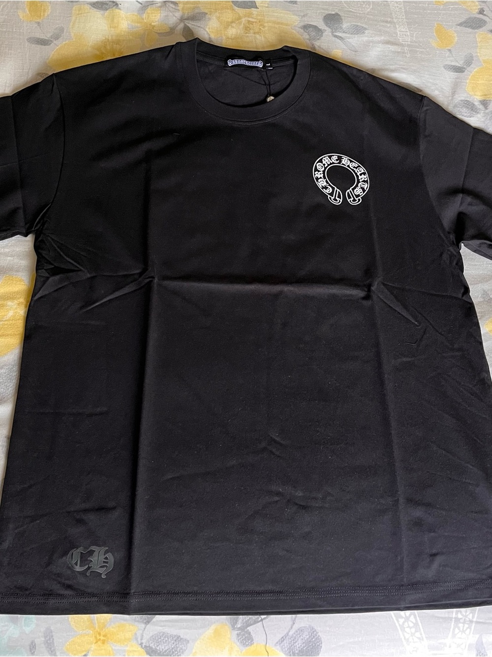 Black Graphic Crewneck T-Shirt - Men
